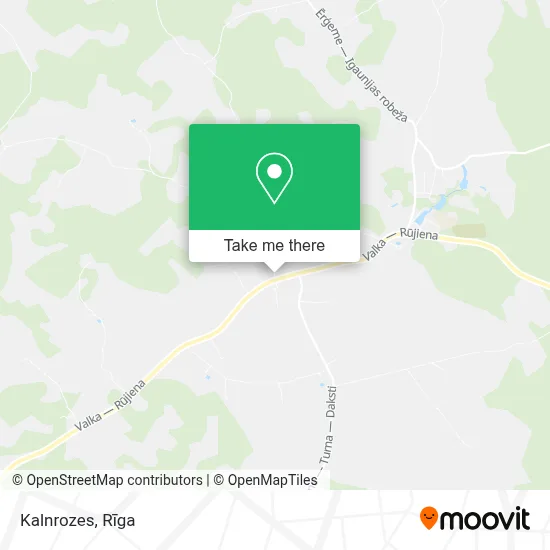 Kalnrozes map