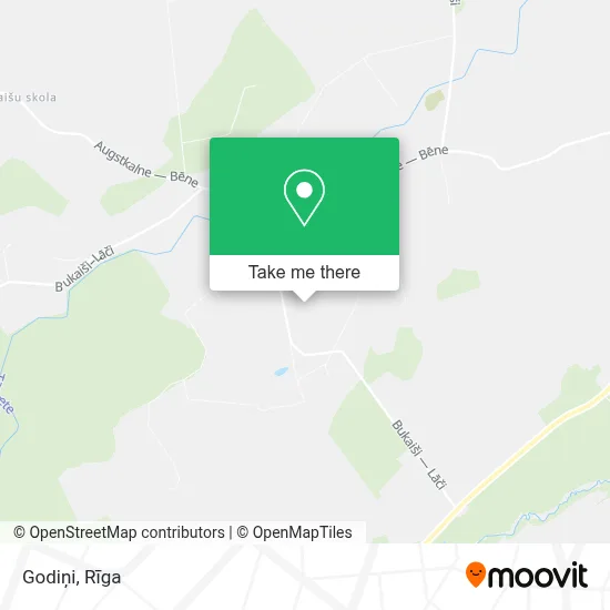 Godiņi map