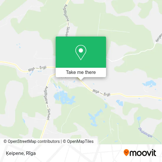 Ķeipene map