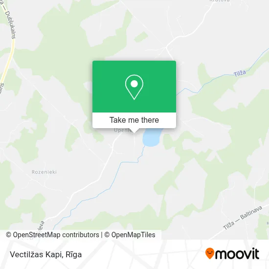 Vectilžas Kapi map