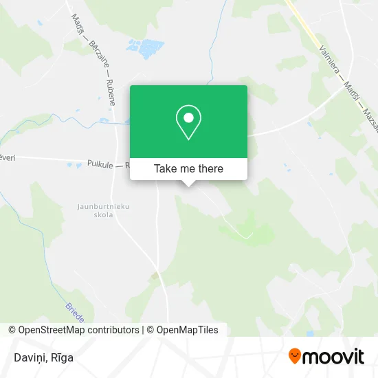 Daviņi map