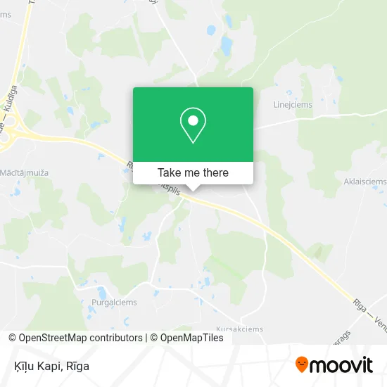 Ķīļu Kapi map