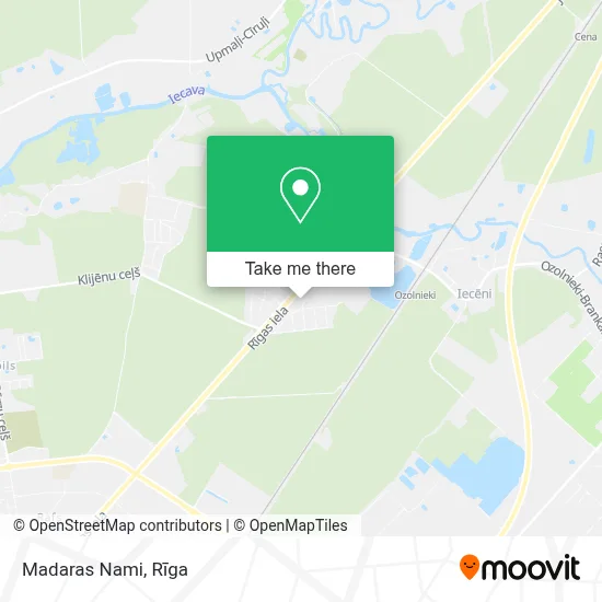 Madaras Nami map