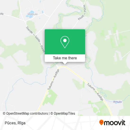 Pūces map