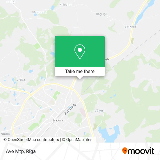 Ave Mtp map