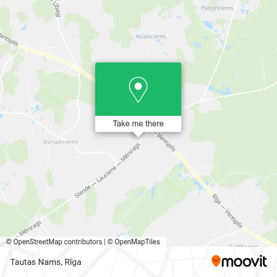 Tautas Nams map
