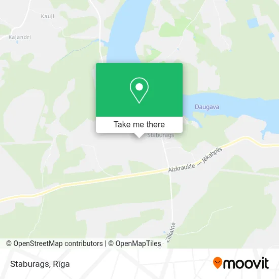 Staburags map