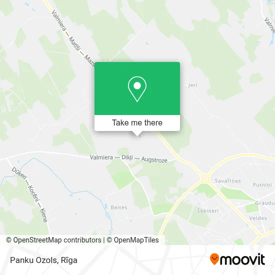 Panku Ozols map