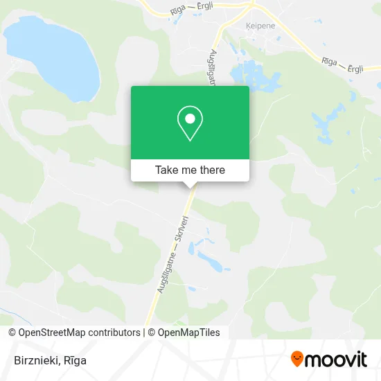 Birznieki map
