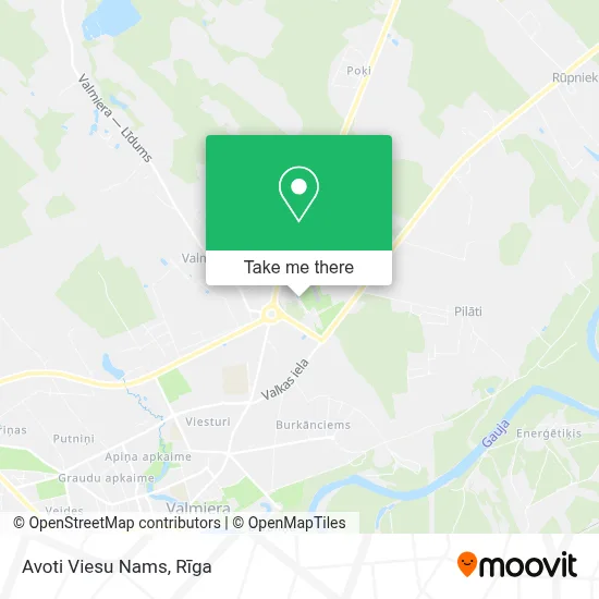 Avoti Viesu Nams map