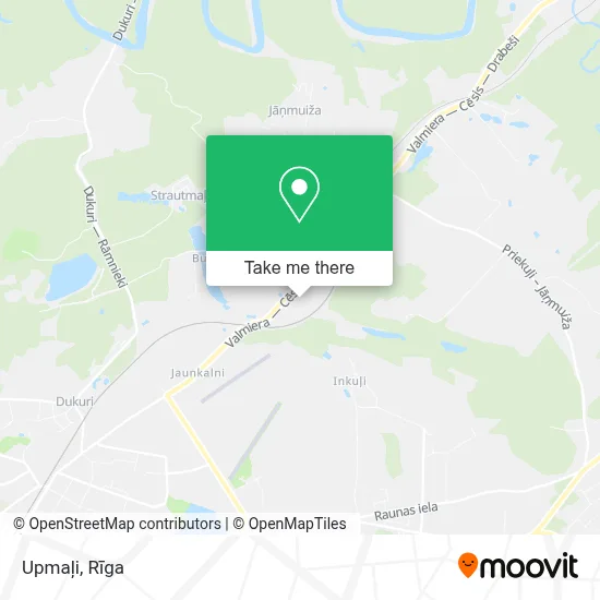 Upmaļi map