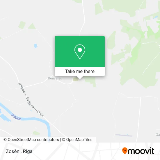 Zosēni map