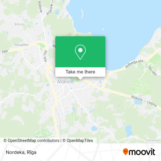 Nordeka map