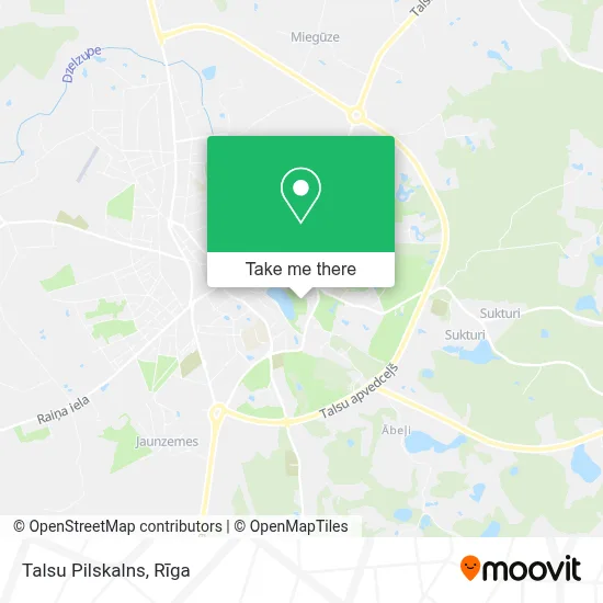 Talsu Pilskalns map