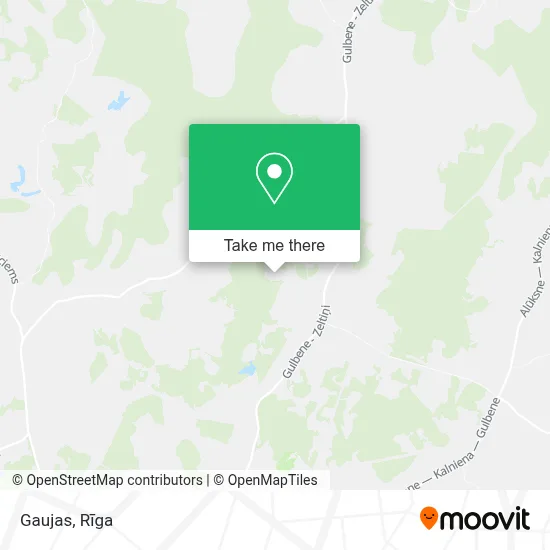 Gaujas map