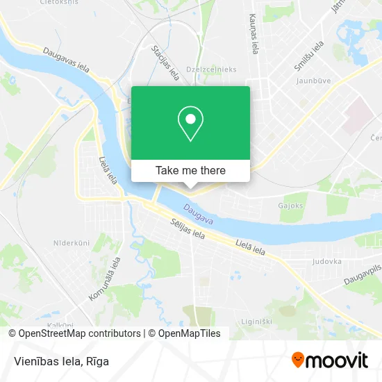 Vienības Iela map