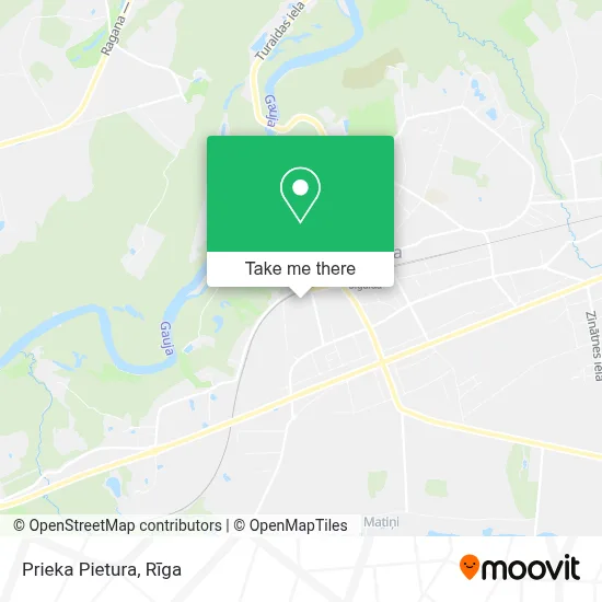 Prieka Pietura map