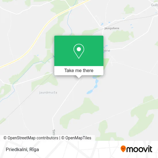 Priedkalni map