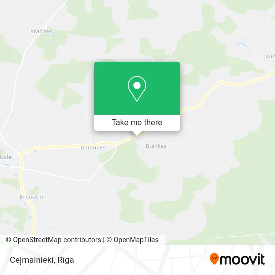 Ceļmalnieki map