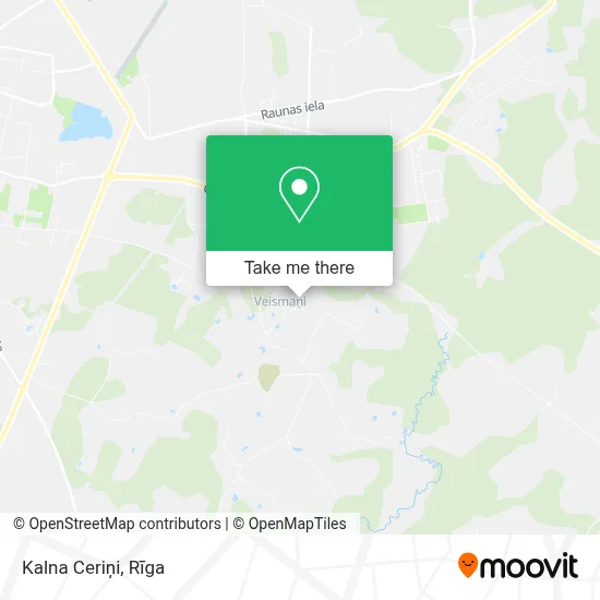 Kalna Ceriņi map