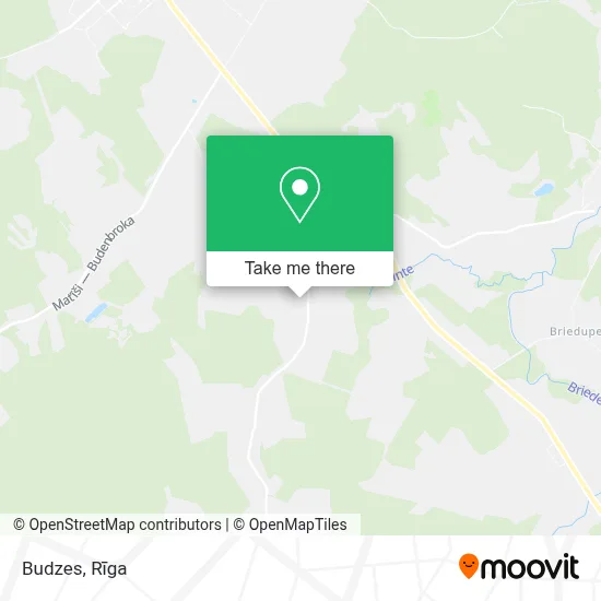 Budzes map