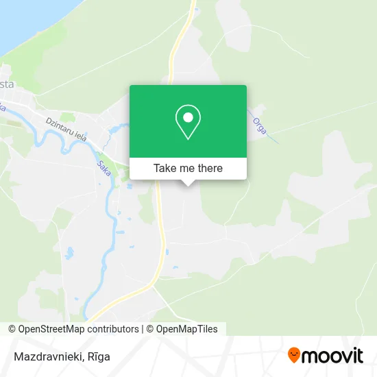 Mazdravnieki map