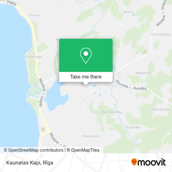 Kaunatas Kapi map