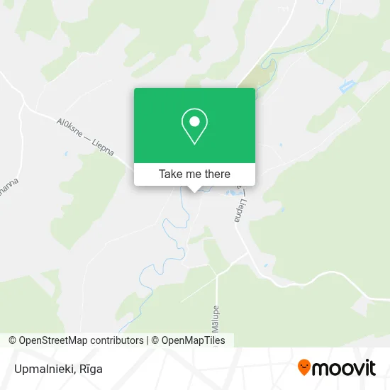 Upmalnieki map