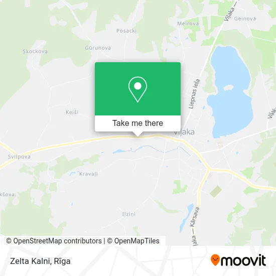 Zelta Kalni map