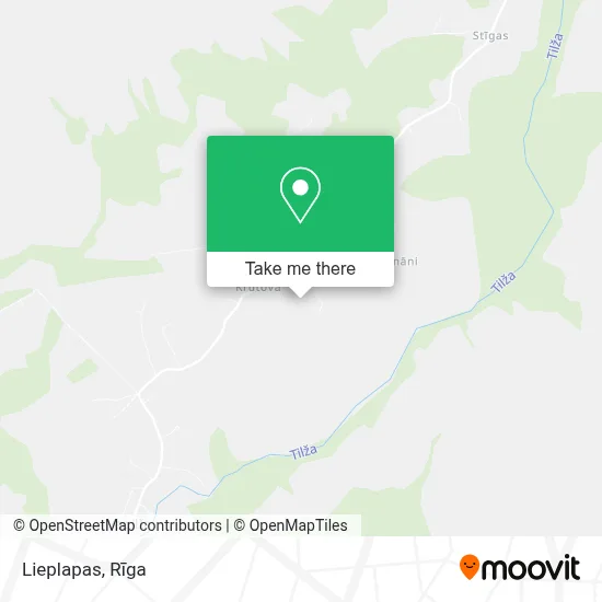 Lieplapas map
