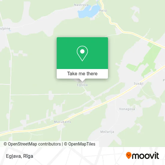 Egļava map