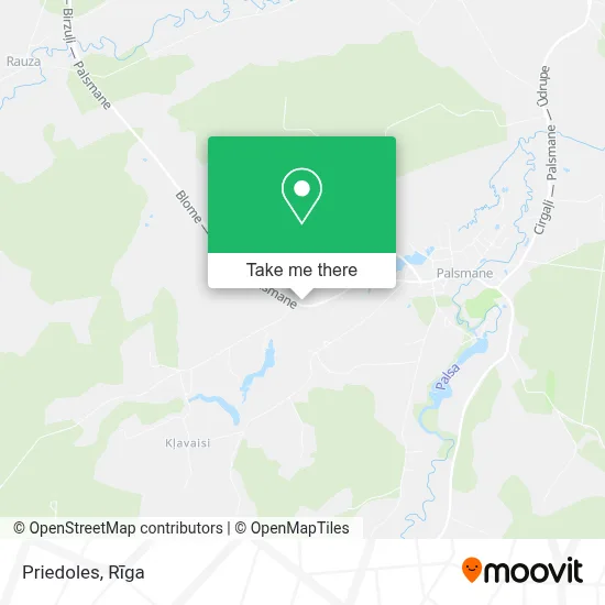 Priedoles map