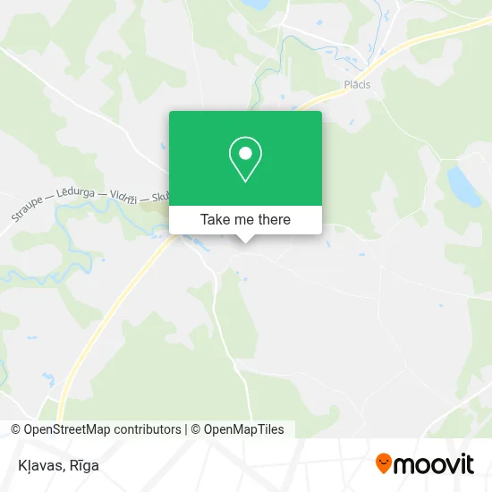 Kļavas map