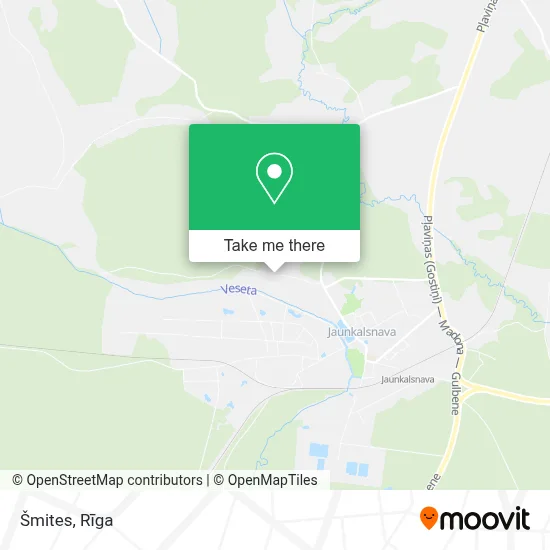Šmites map