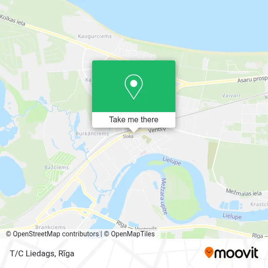 T/C Liedags map