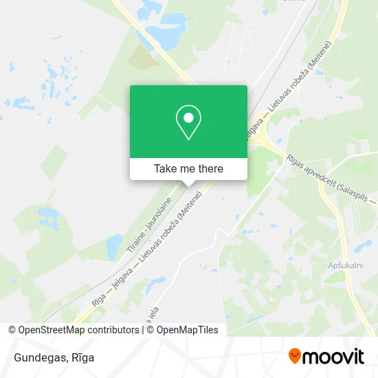 Gundegas map