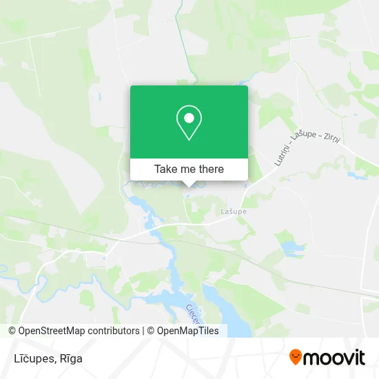 Līčupes map