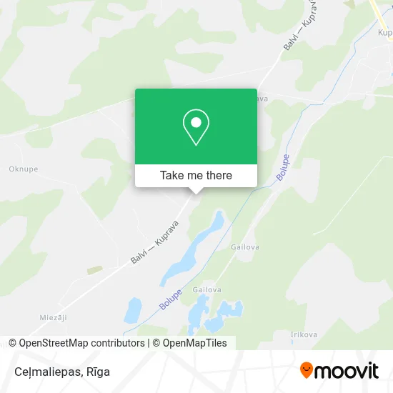 Ceļmaliepas map
