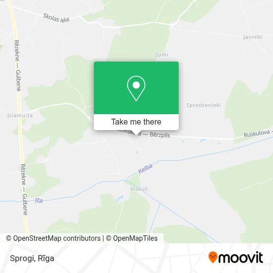 Sprogi map