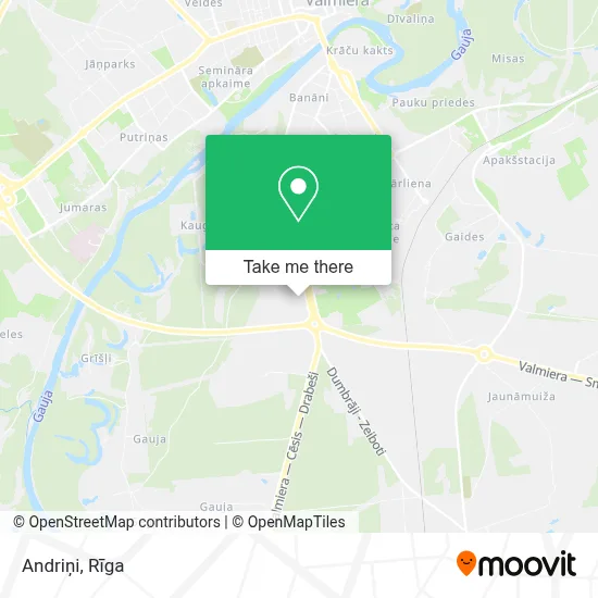Andriņi map