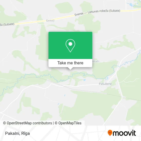 Pakalni map