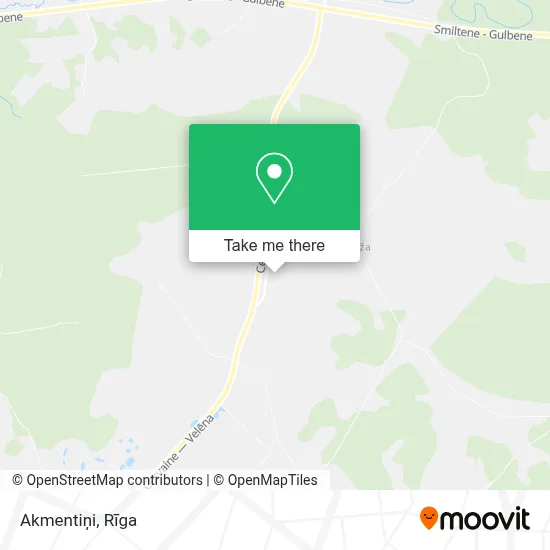 Akmentiņi map