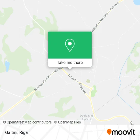 Gaitiņi map
