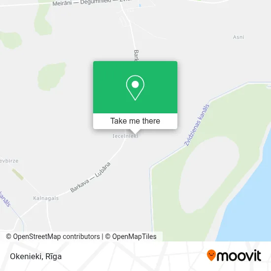 Okenieki map