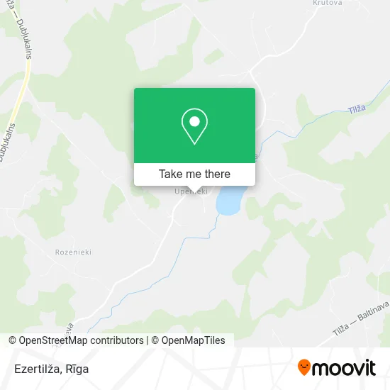 Ezertilža map