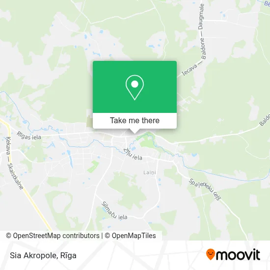 Sia Akropole map