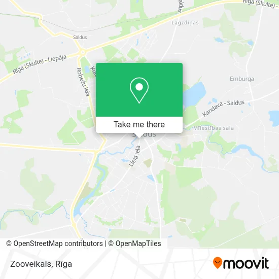 Zooveikals map