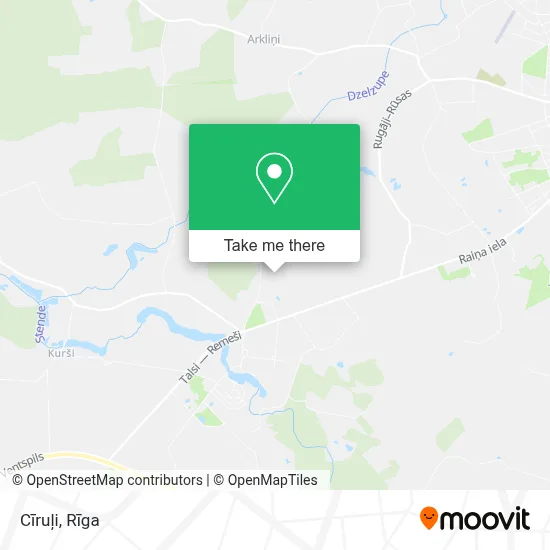 Cīruļi map