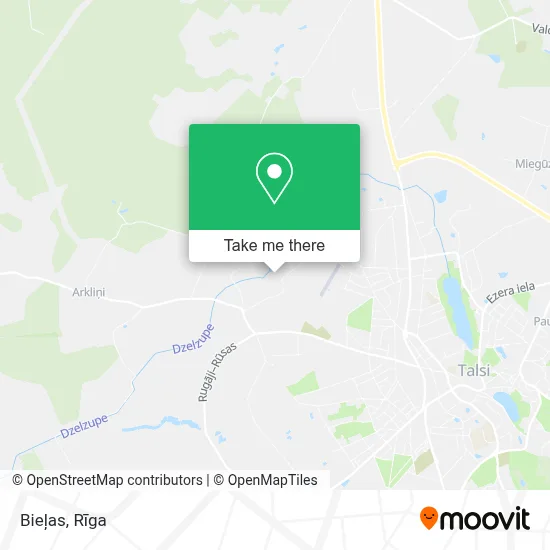 Bieļas map