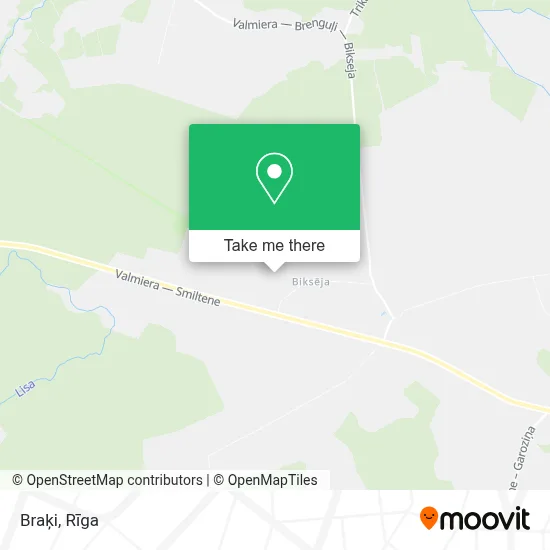 Braķi map